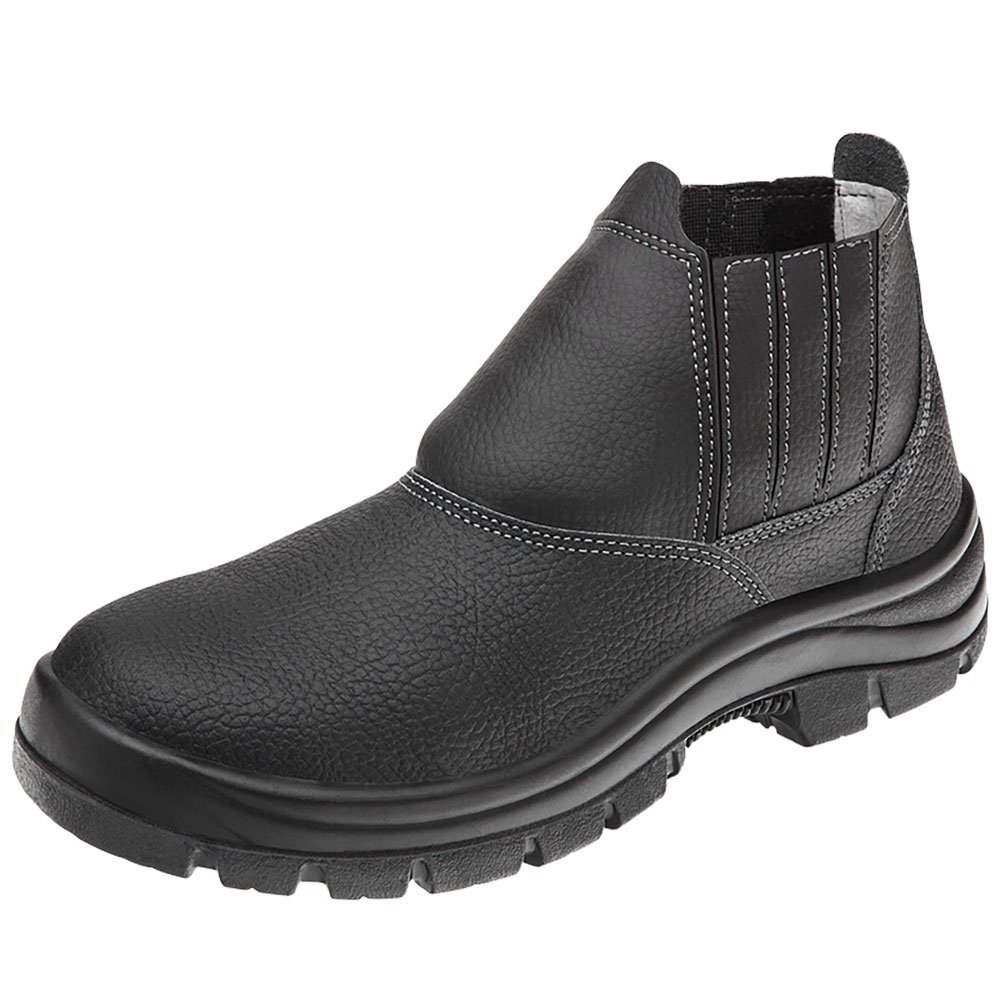 Botina de Segurança Preto com Bico de Aço n38 Safety Flex CA 43409 11SFB48-A MARLUVAS-700257-38