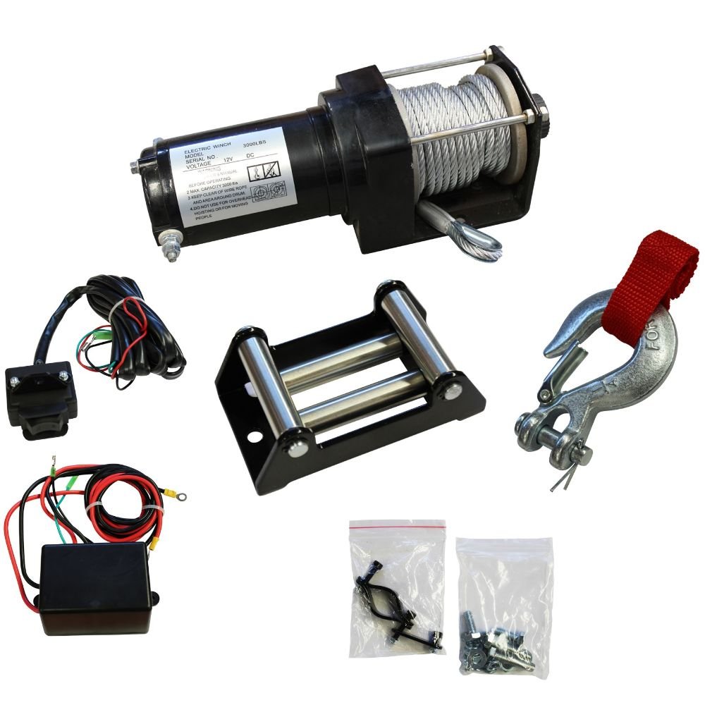 Guincho Elétrico 9,2M x 7/32 POL. 1360Kg 740W 12V BREMEN-3382
