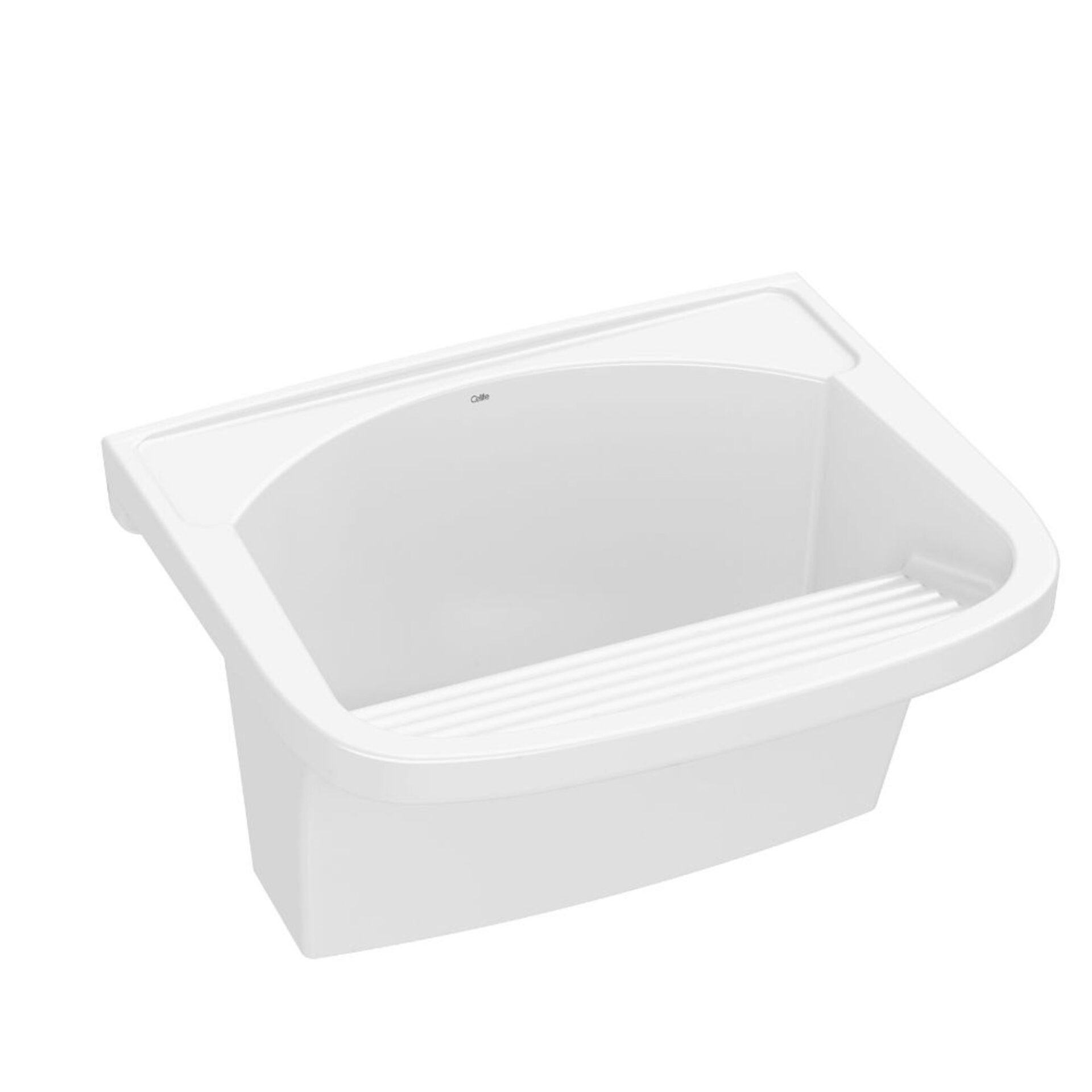Tanque Cerâmico G com Mesa 22 Litros Branco Celite