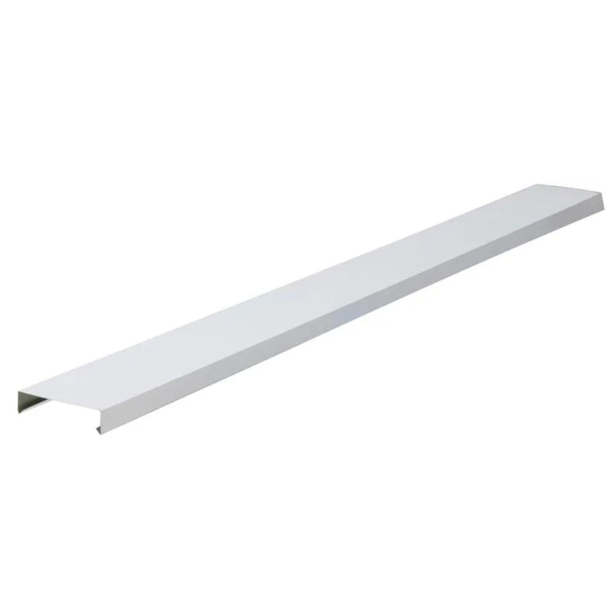 Rufo Capa Aço Corte 28 Galvalume Branco 3m Calhaforte