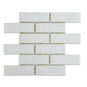 Revestimento Pompéia Bold Brilhante Branco 5x15cm 1,42m2