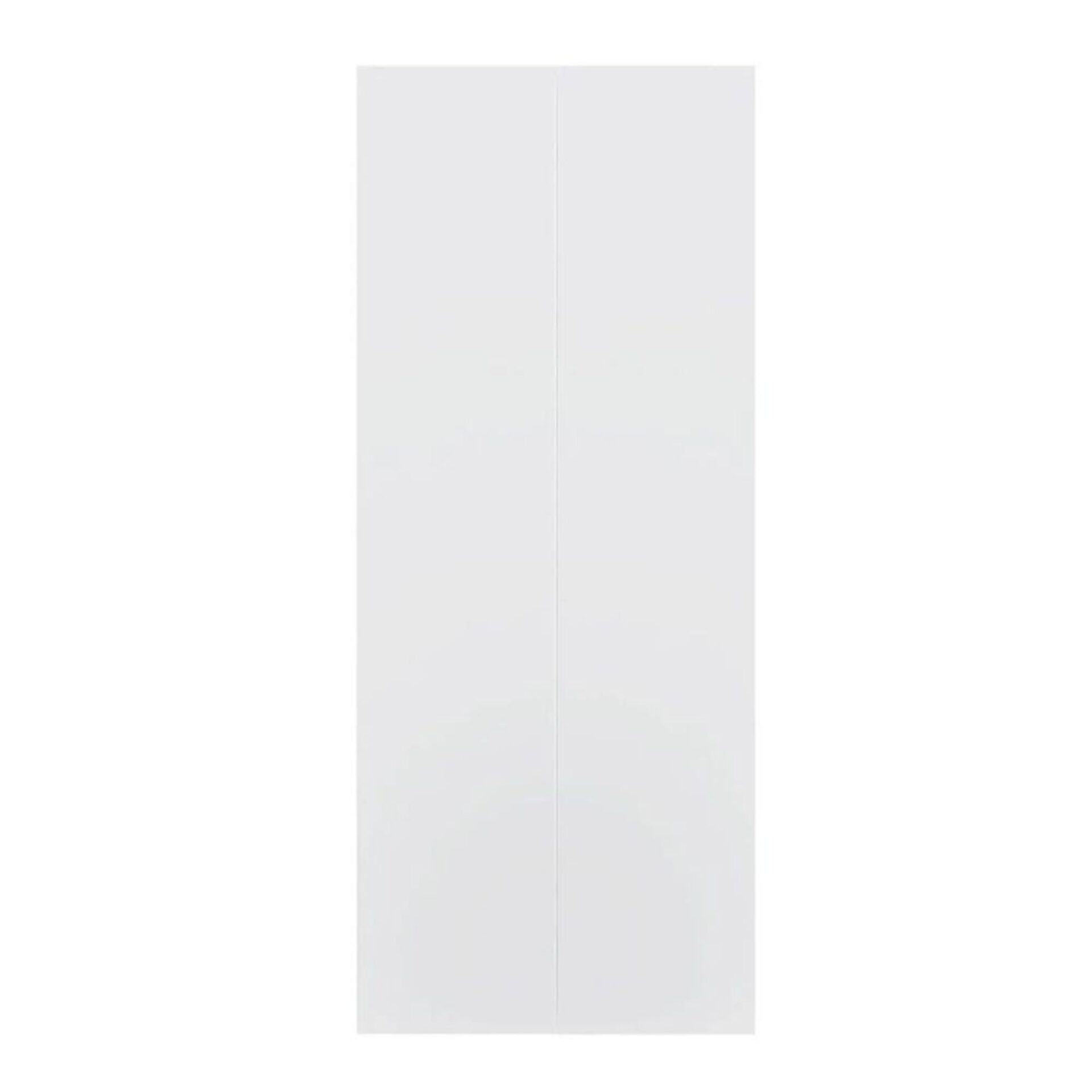 Porta Camarão Colmeia Lisa Primer Branco com Ferragens 210x80cm Vert