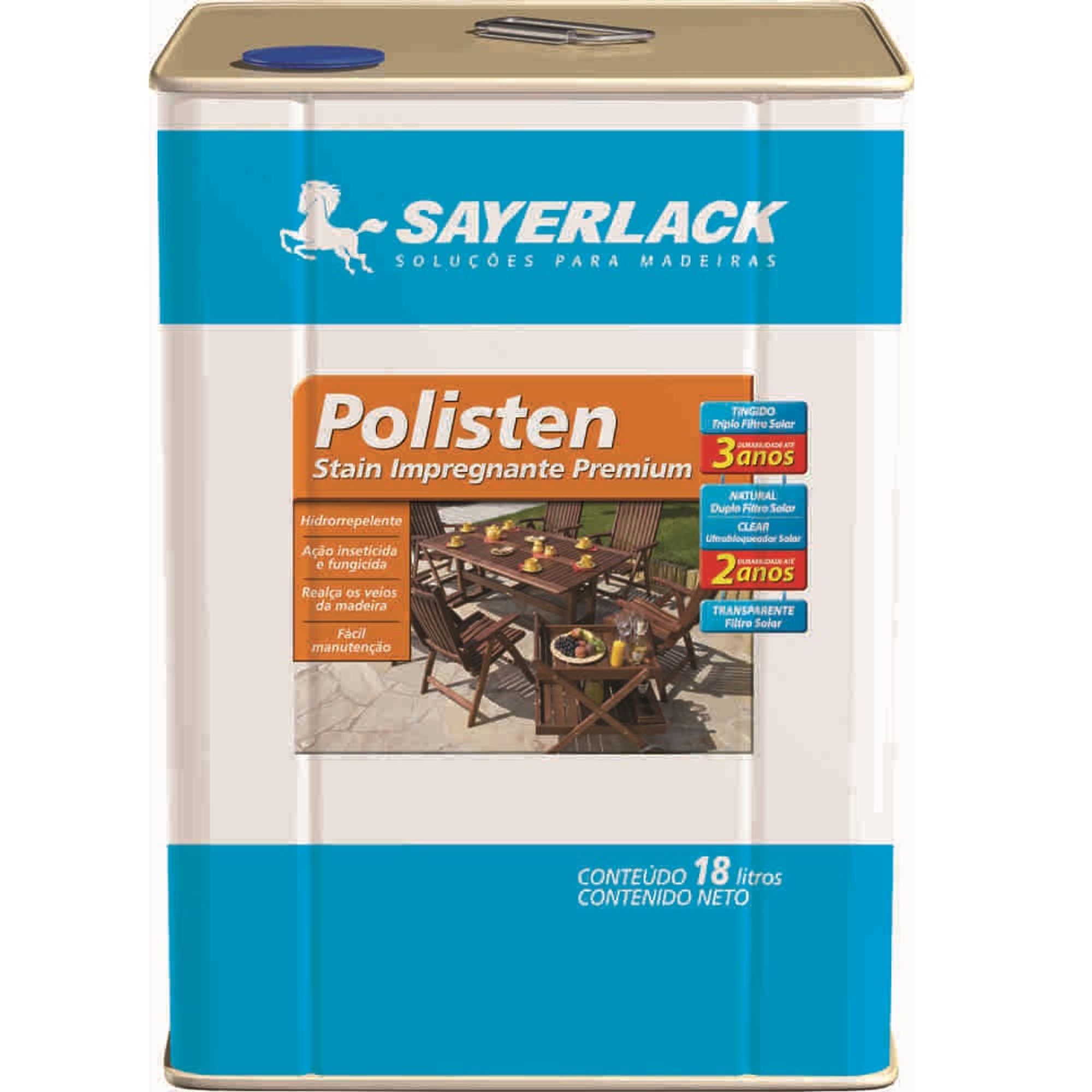 Stain Acetinado Polisten Imbuia Sayerlack