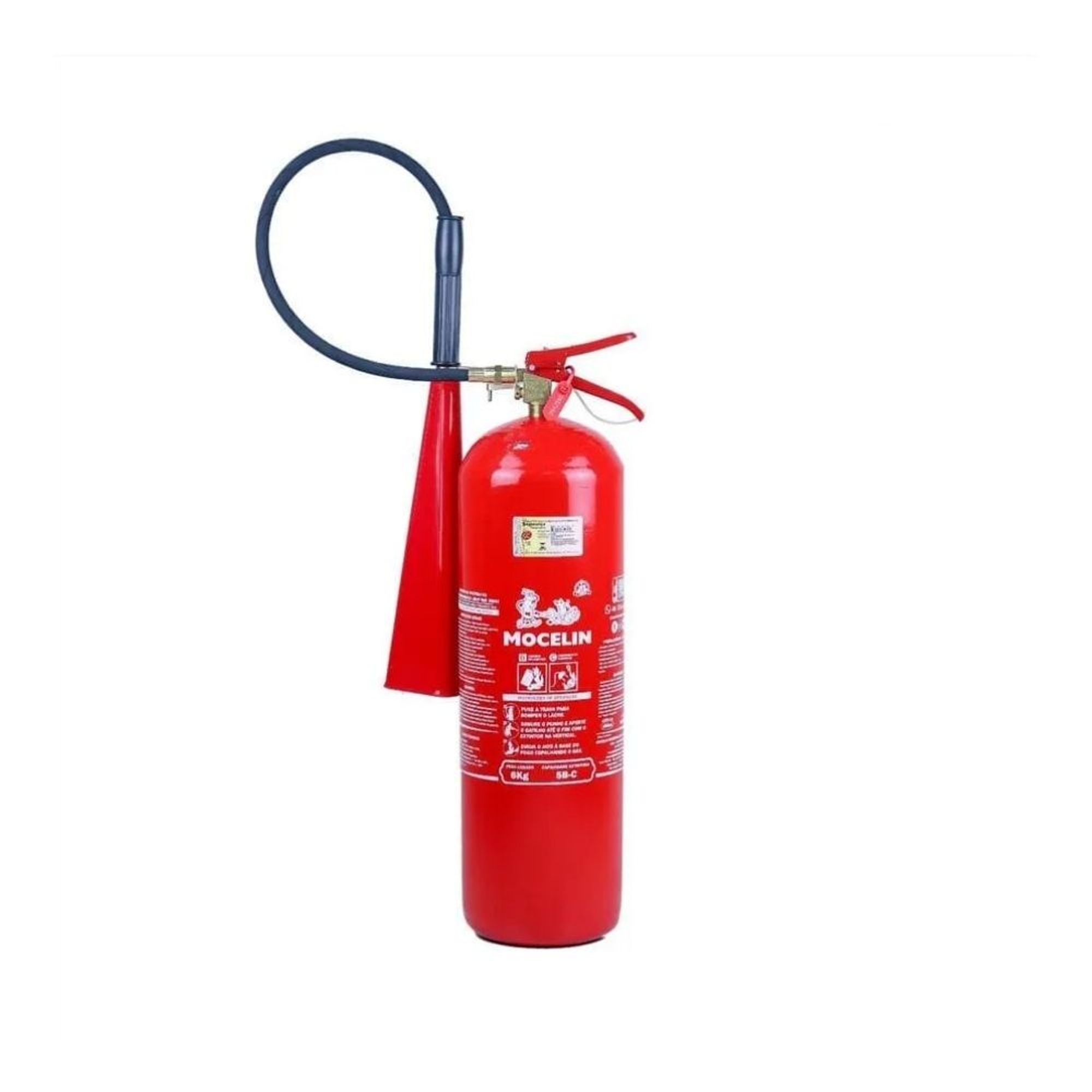 Extintor CO2 Classe B 6kg Mocelin