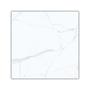 Piso Statuário Retificado Polido Branco 60x60cm 2,48m2