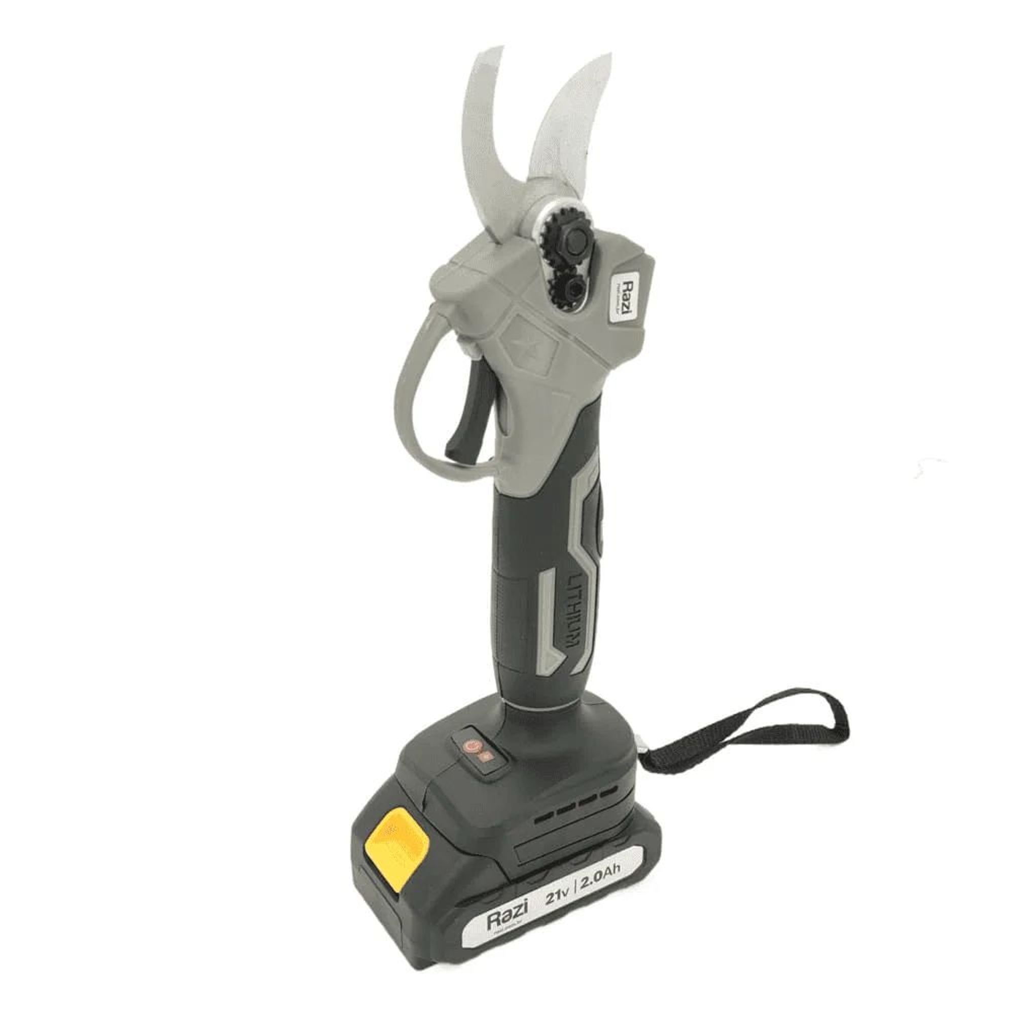 Tesoura de Poda Elétrica 21V 1 Bateria 2,0Ah Brushless 30252 Razi
