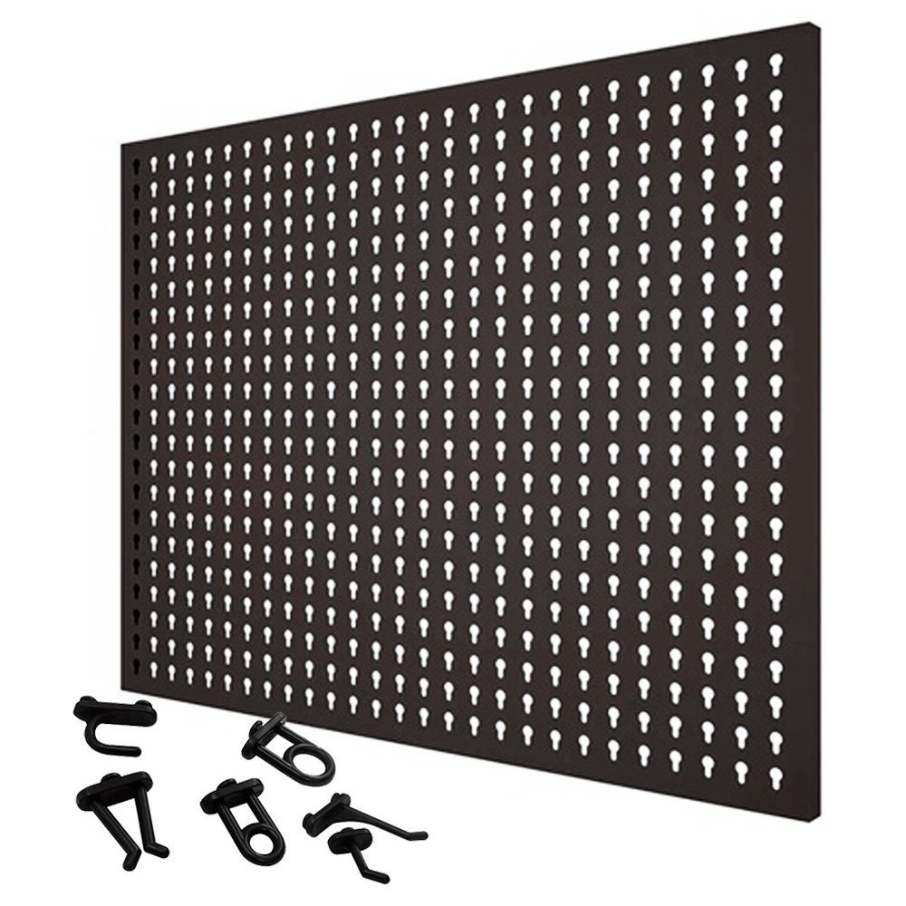 Painel em Aço para Ferramentas com Kit de 24 Ganchos Plásticos PRESTO-40414